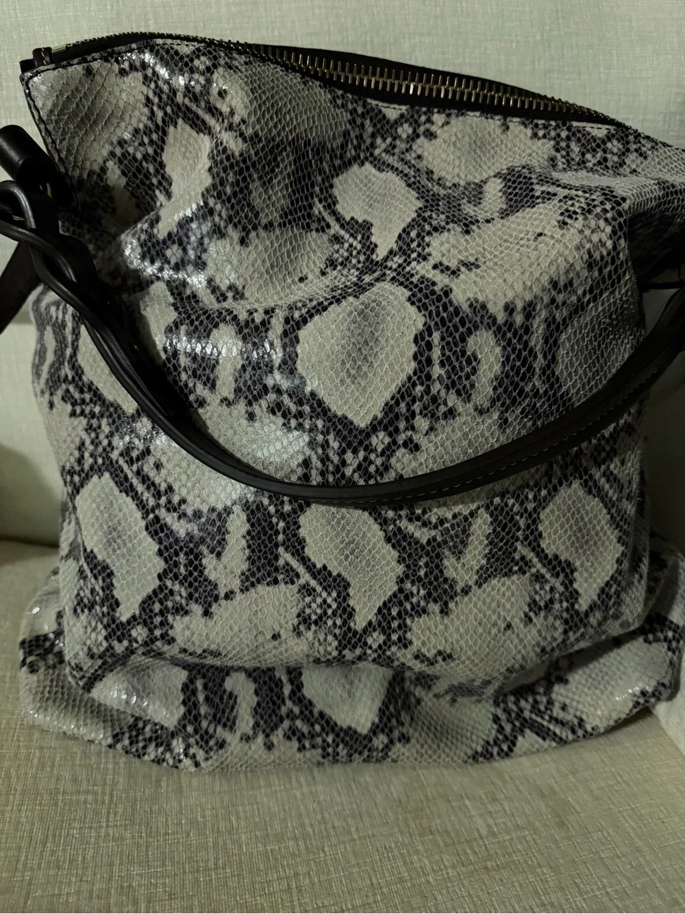 Dooney & Bourke Sloan Hobo in Black Python